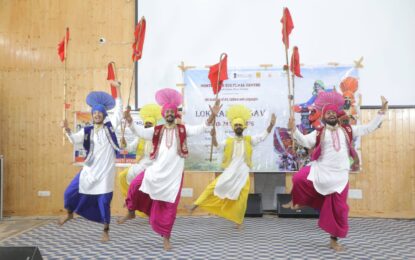 27/03/2026 को जीडीसी कॉलेज, किश्तवाड़ (जम्मू-कश्मीर) में आयोजित लोक रंग उत्सव के मनमोहक झलकियाँ